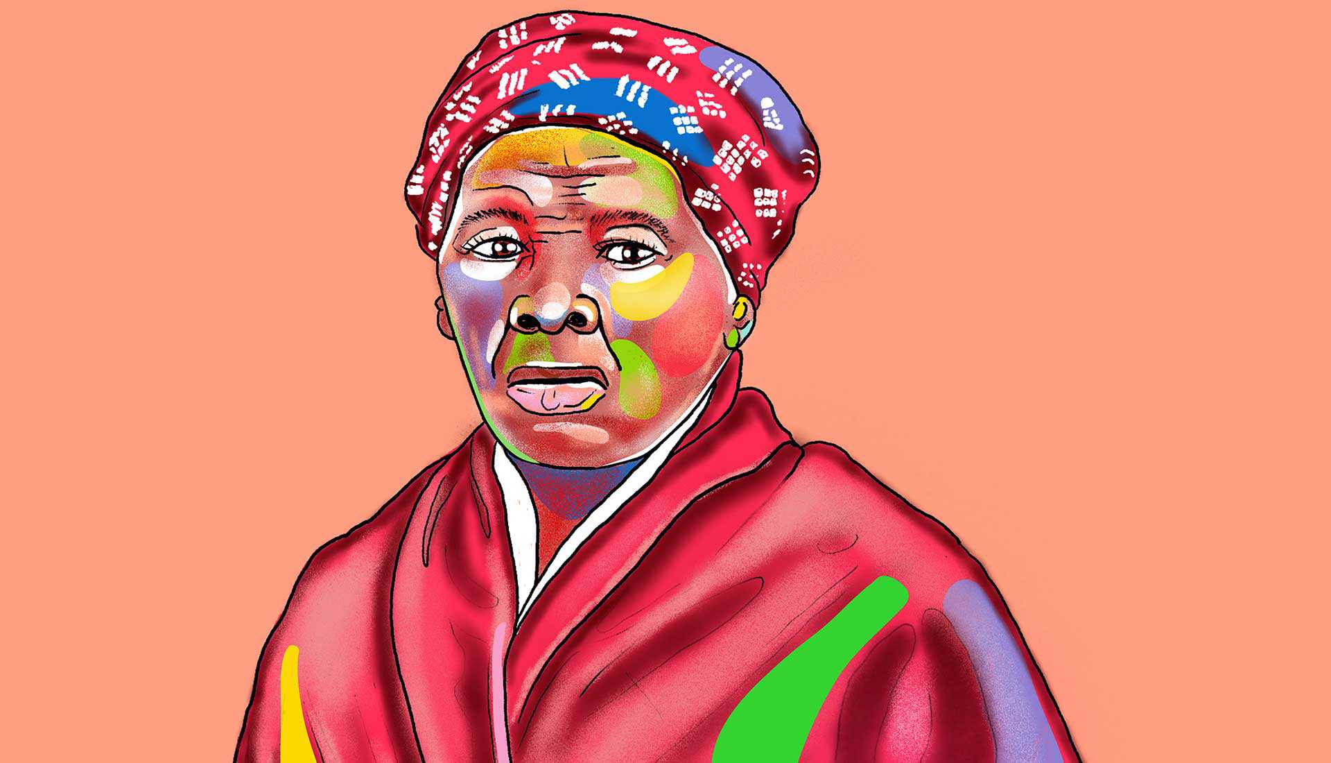 Harriet Tubman illustration lg banner