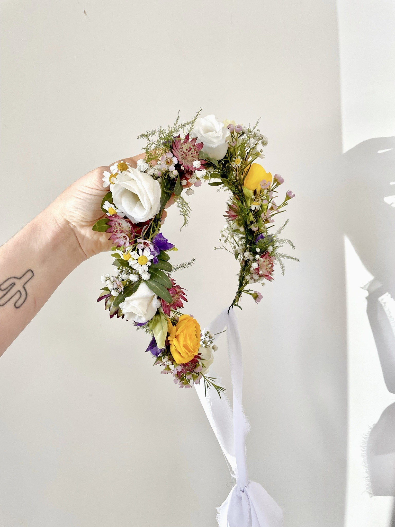 Midsummer Flower Crown Workshop with Primrose and Willow