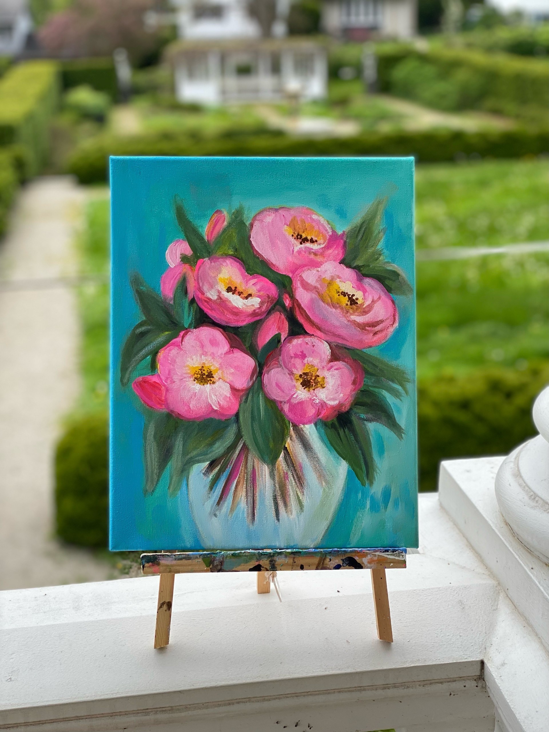 "Wild Roses for Mary" Paint Night with Jill Andress