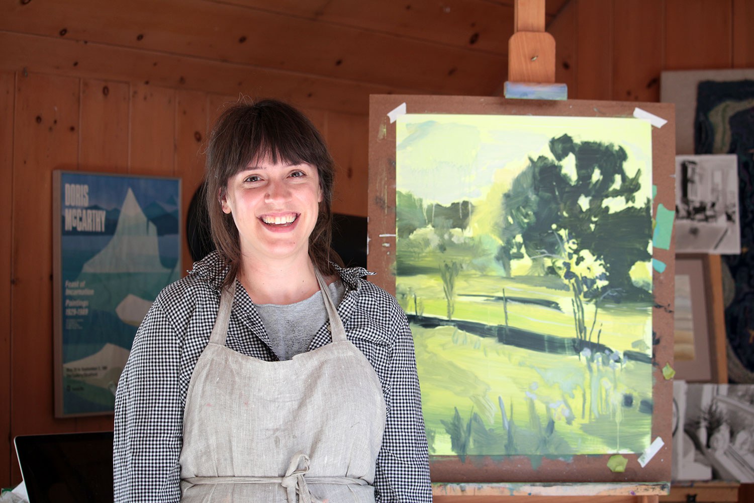 Amanda Rhodenizer was one of the 2017 artists from the Doris McCarthy Artist-in-Residence Program.