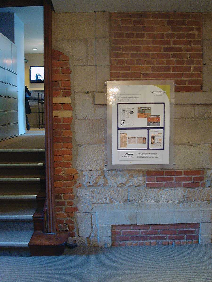 Fragments of earlier construction