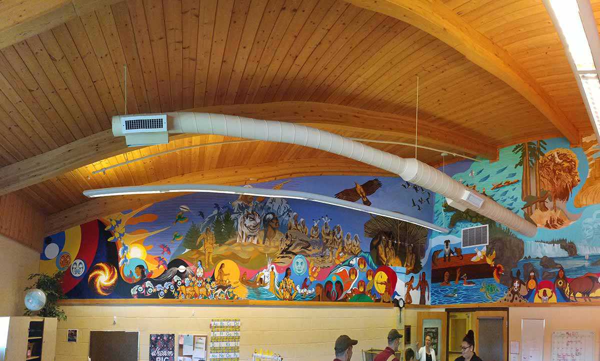 Kiinwin Dabaadjmowin “Our Story,” completed in 2002