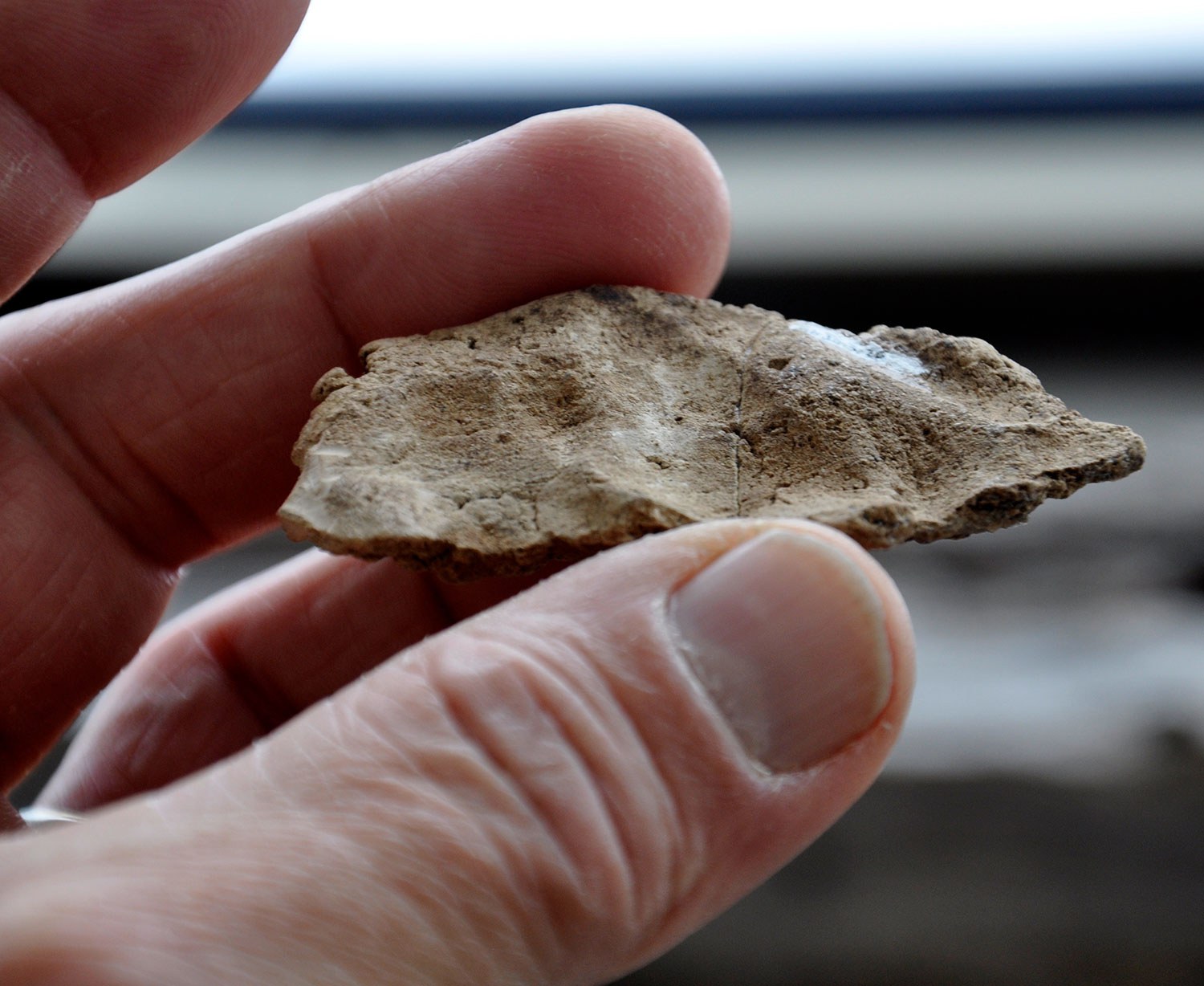 Small hand-held artifact (Photo: Jean-Luc Pilon)