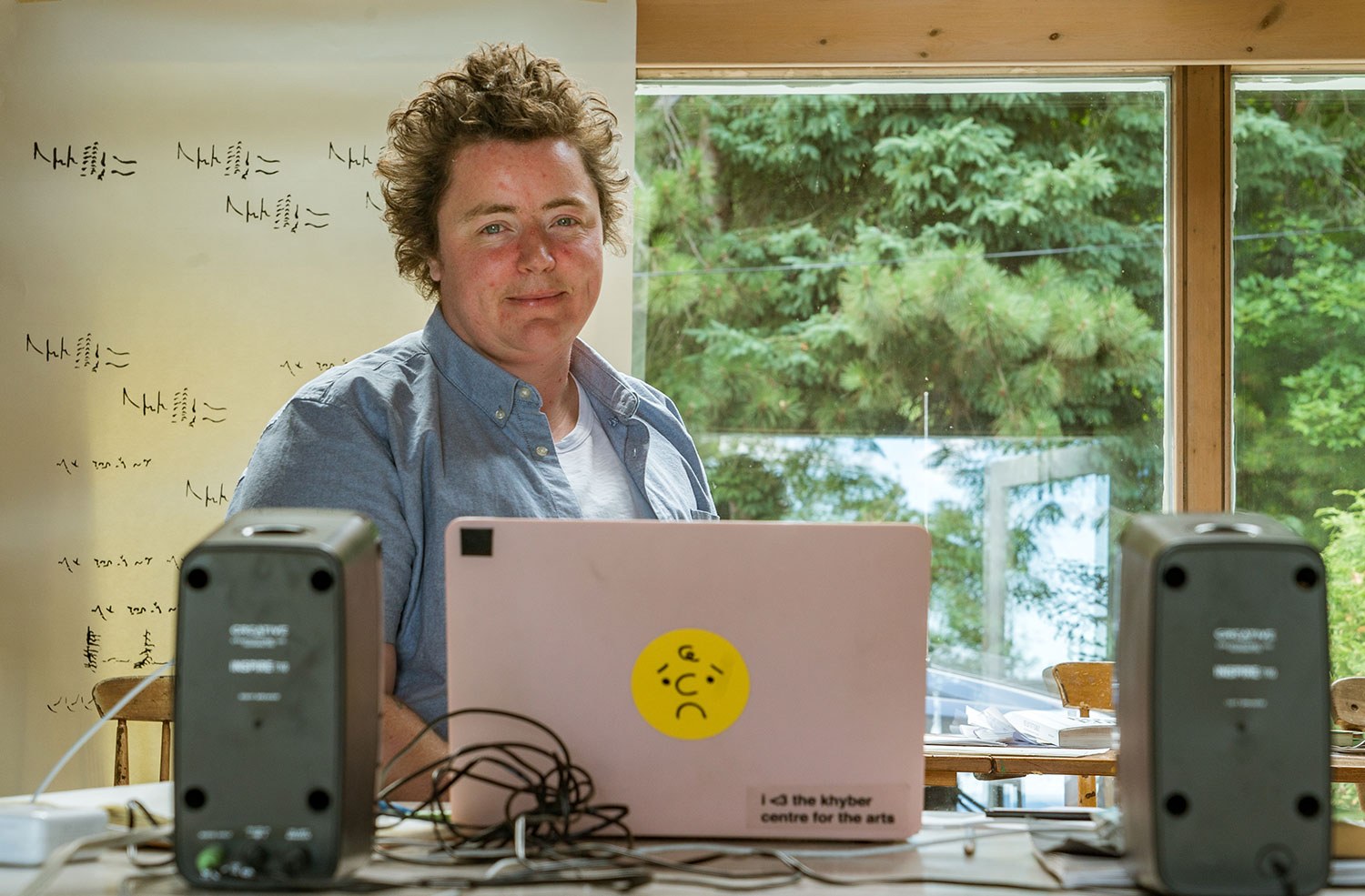 Artist in residence Lou Sheppard, 2018