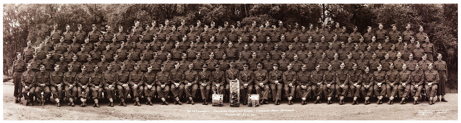 The No.13 Company Canadian Forestry Corps, 19800681-007. (Photo: Canadian War Museum)