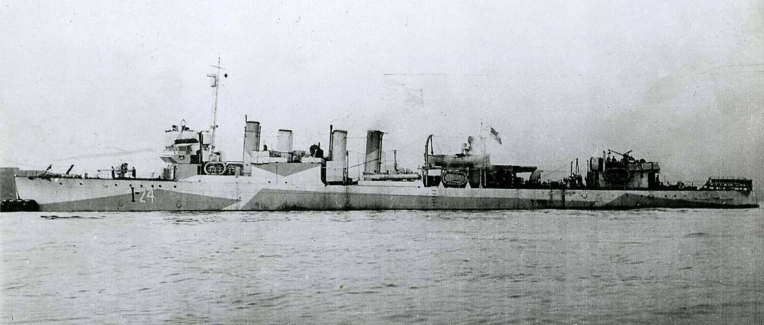 HMCS Hamilton. (Photo: Brock University Archives)