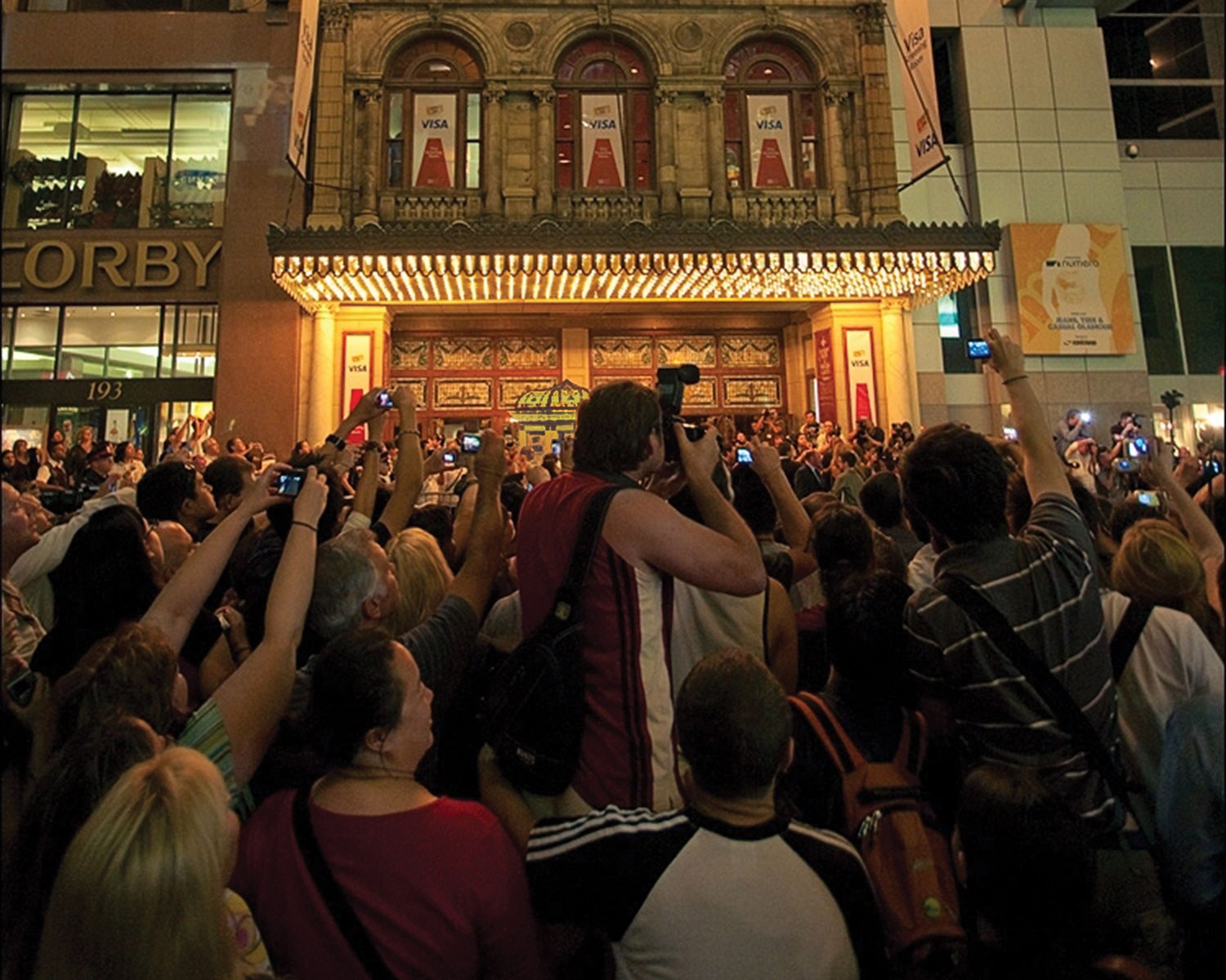 Outside the Elgin & Winter Garden Theatres during the Toronto International Film Festival (Photo: Carlos Osorio, Toronto Star)