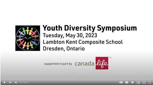 2023 Youth Diversity Symposium screen capture